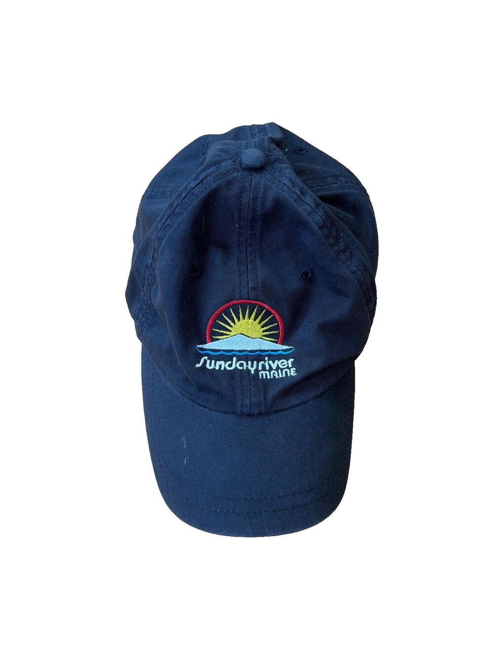 Y2K Sunday River Maine Ski Hat In Black Merkley Headgear Adjustable